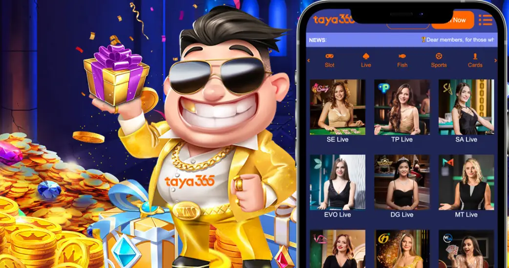 Games in the Taya365 mobile app